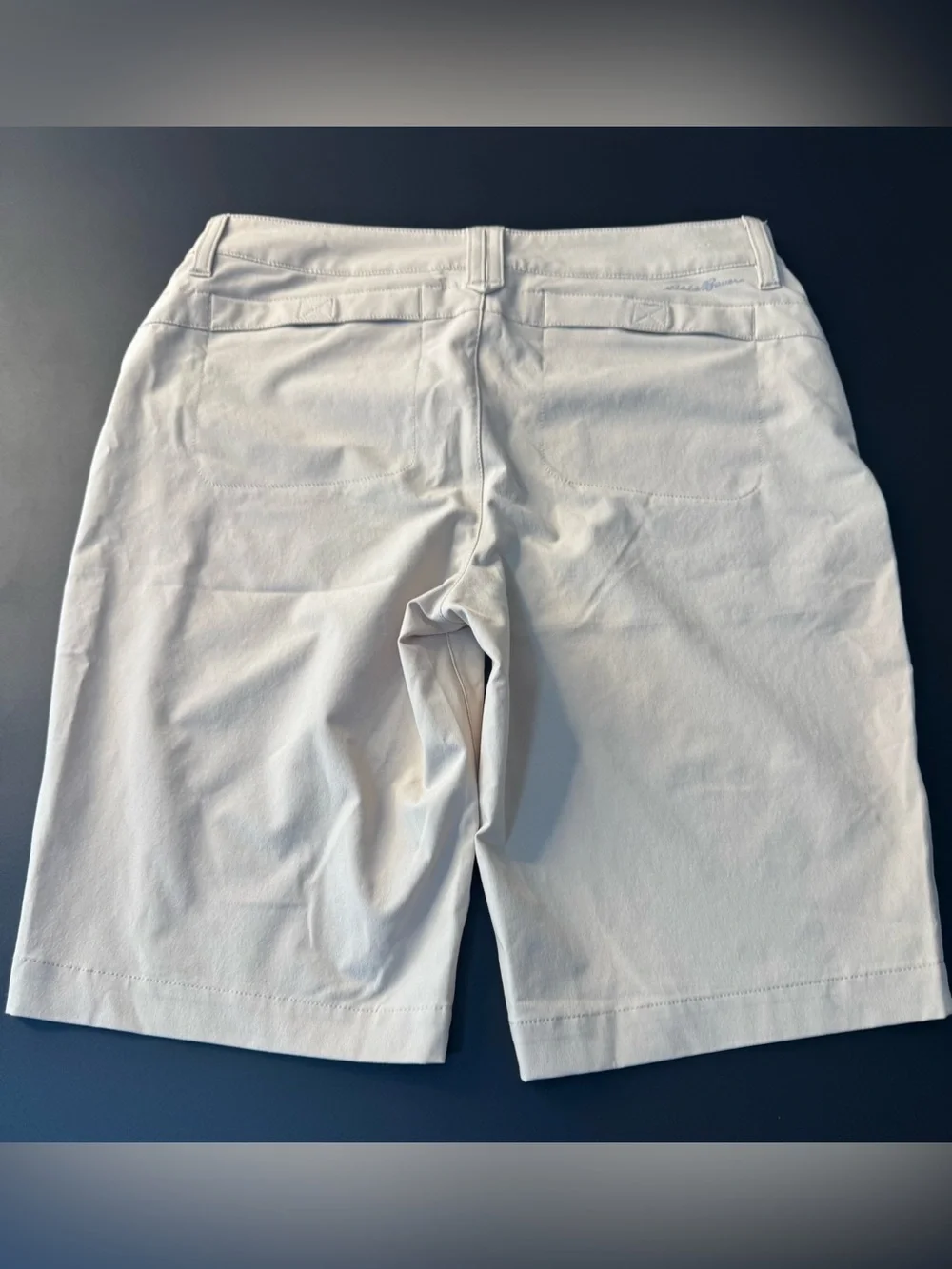 Eddie Bauer Women's Khaki Stretch Bermuda Shorts Size 4